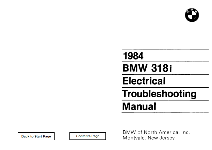 download BMW 318I E30 workshop manual