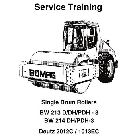 download Bomag Single drum roller BW 213 D 4 able workshop manual