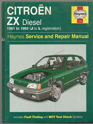 download CITROEN ZX 98 workshop manual