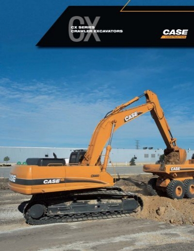 download Case CX290B Excavator able workshop manual