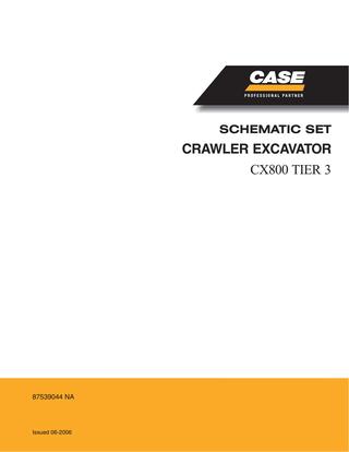 download Case CX330 TIER Crawler Excavator able workshop manual