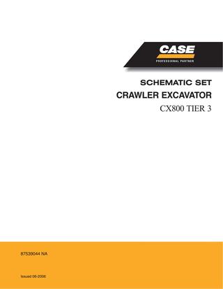 download Case CX460 TIER 3 Crawler Excavator able workshop manual