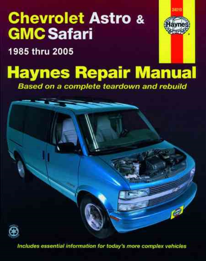 download Chevrolet Astro workshop manual