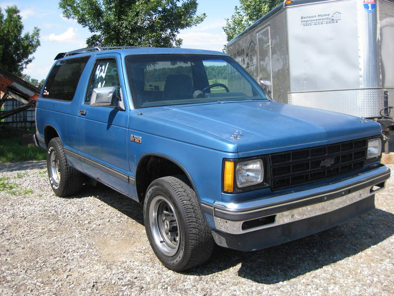 download Chevrolet S10 Blazer workshop manual