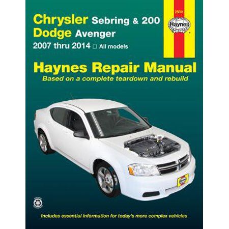 download Chrysler Sebring workshop manual