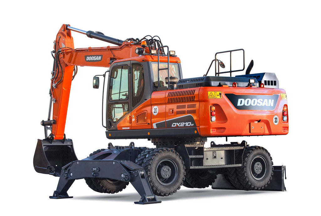 download Doosan DX210W Wheel Excavator able workshop manual