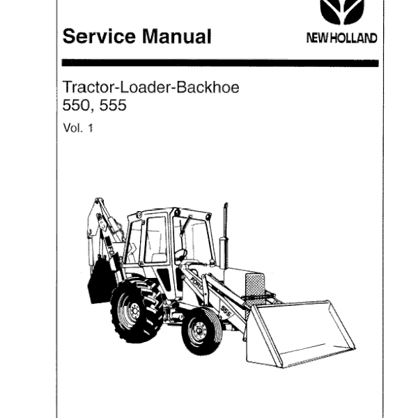 download FORD 555 Tractor Loader BACKHOE able workshop manual