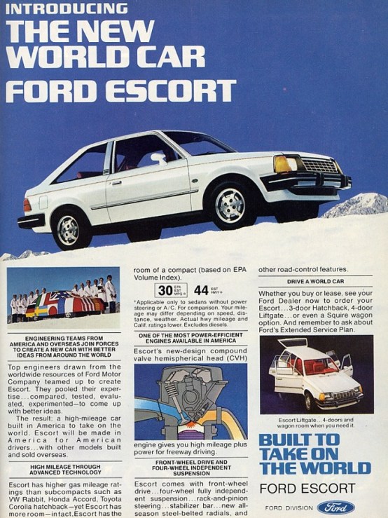 download FORD ESCORT workshop manual