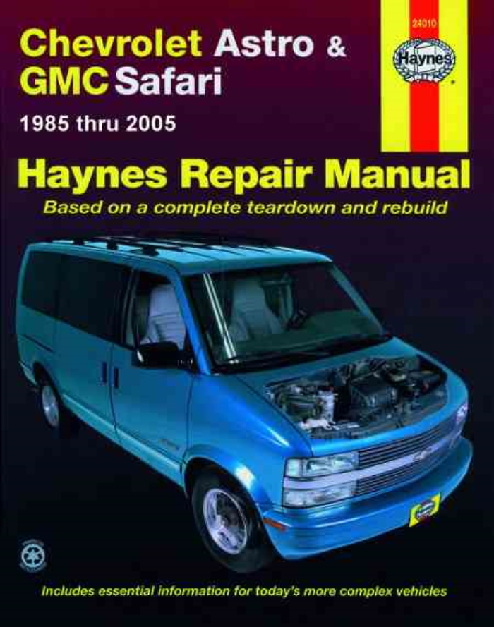 download GMC Safari workshop manual