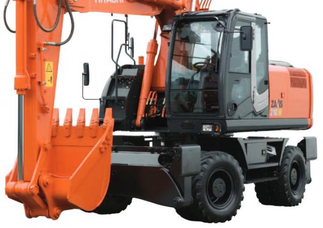 download HITACHI ZAXIS 210W WEELED Excavator able workshop manual