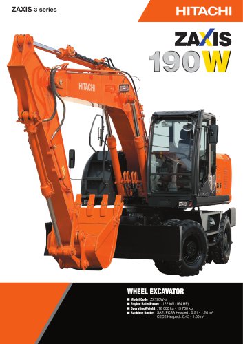 download Hitachi Zaxis ZX 170W 3 190W 3 Wheeled Excavator able workshop manual