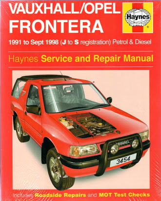 download Holden Frontera workshop manual