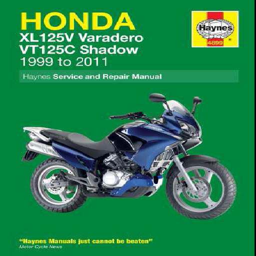 Manuale Haynes Manutenzione Honda Varadero Shadow XL125V VT125C 1999-2011 