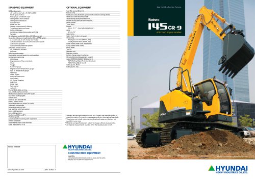 download Hyundai Crawler Excavator Robex 145CR 9 able workshop manual