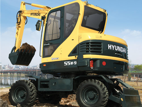 download Hyundai Wheel Excavator Robex 55W 7 R55W 7 able workshop manual
