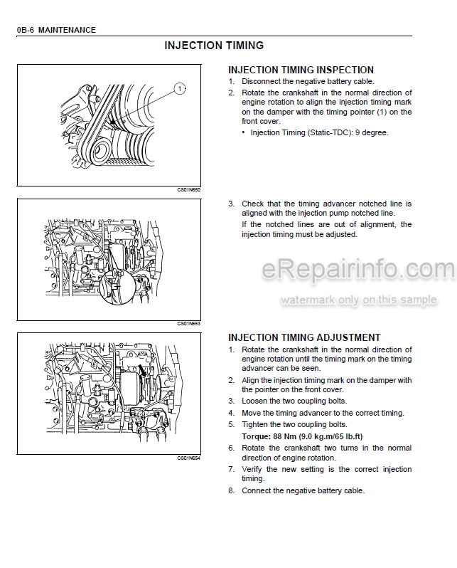 download Isuzu Hitachi 4HK1 6HK1 Engine Manual workshop manual