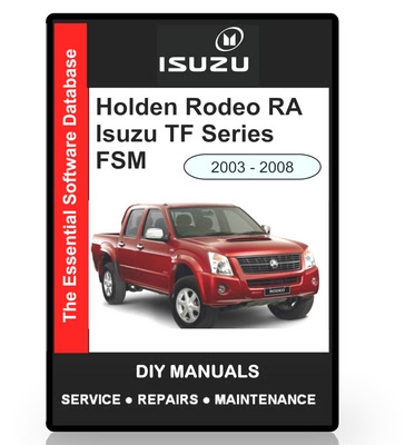 download Isuzu Rodeo RA TFR TFS workshop manual