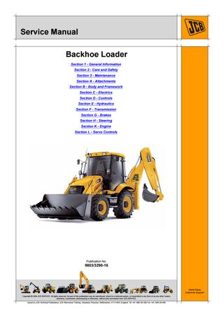 download JCB 217 Backhoe Loader able workshop manual