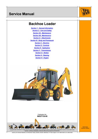 download JCB 2cx VARIANTS Backhoe Loader able workshop manual