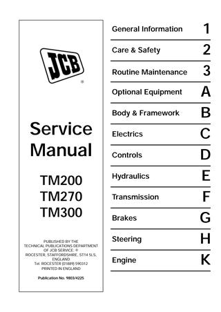 download JCB 410 412 415 420 425 430 WHEELED Loader able workshop manual