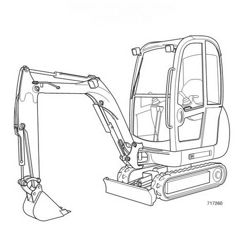 download JCB 8014 Mini Excavator able workshop manual