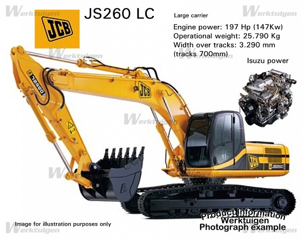 download JCB JS200 JS210 JS220 JS240 JS260 Tracked Excavator able workshop manual