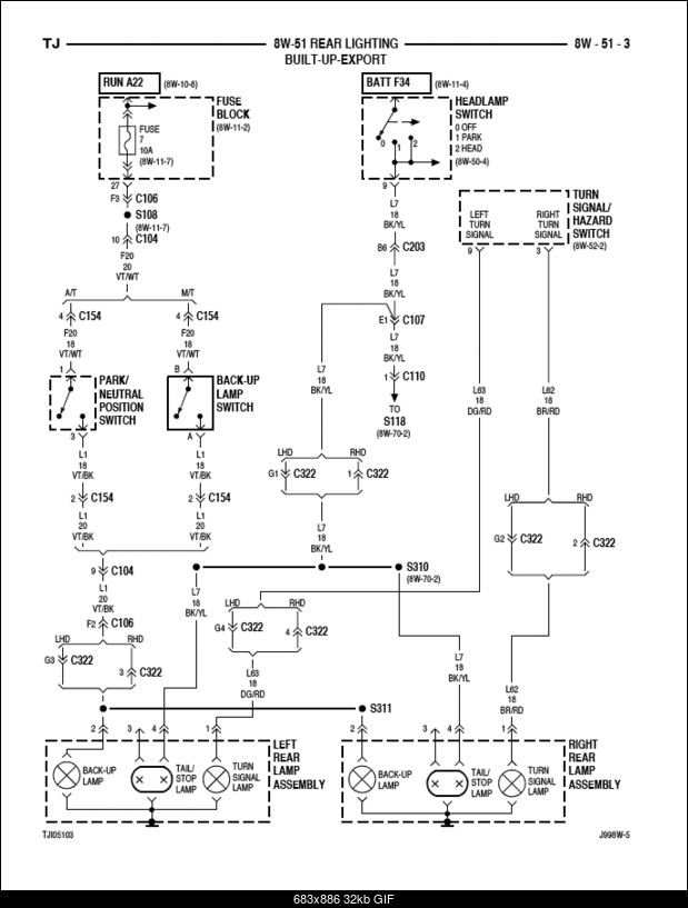 download JEEP WRANGLER TJ workshop manual