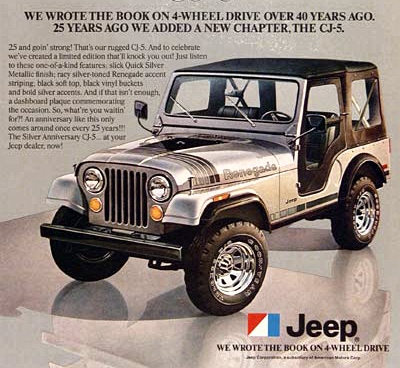 Jeep cj7 manual book