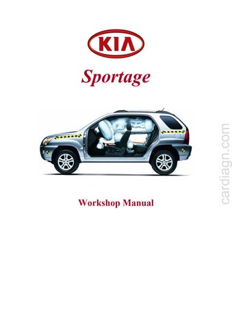 download KIA Sportage 2.7L able workshop manual