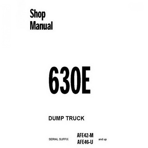 download Komatsu 630E Dump Truck able workshop manual