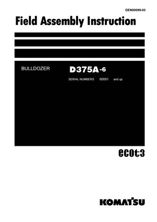 download Komatsu D155A 1 Bulldozer able workshop manual