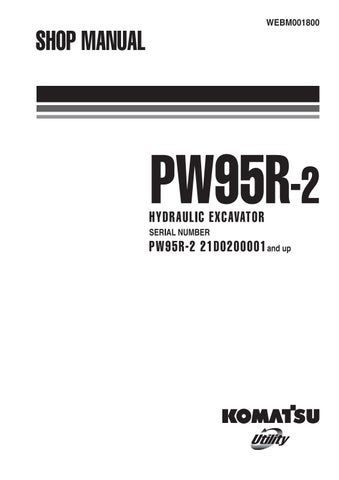 download Komatsu PW95R 2 Hydraulic Excavator workshop manual