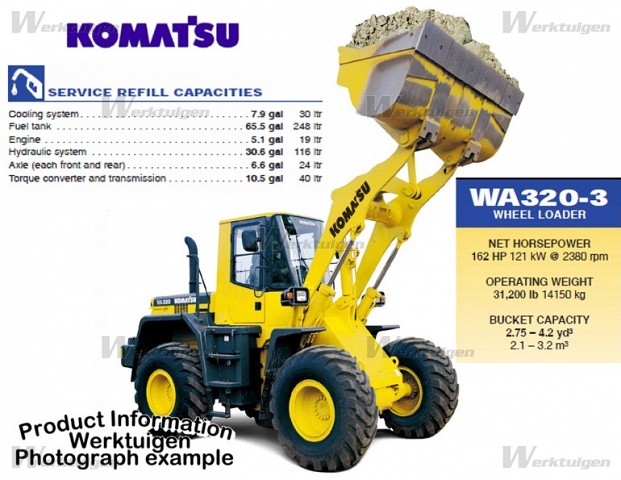 download Komatsu WA320 3 Wheel Loader  2 able workshop manual