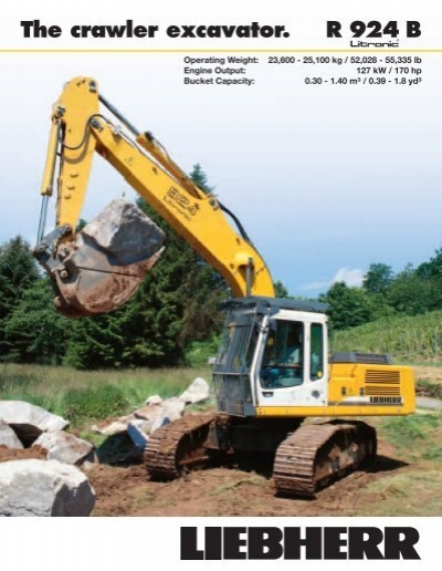download Liebherr A900 Litronic Hydraulic Excavator Operation able workshop manual