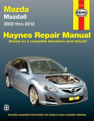 download MAZDA 6 workshop manual