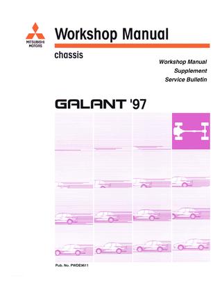 download MITSUBISHI GALANT 4G63 6A13 4D68 workshop manual