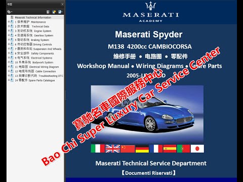 download Maserati M138 Coupe workshop manual