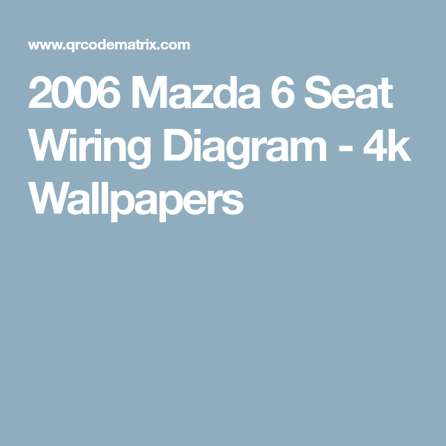 download Mazda 6 workshop manual