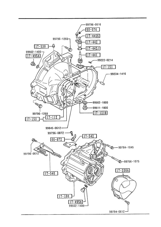 download Mazda Protege FSM workshop manual
