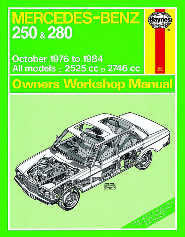 download Mercedes benz W123 280C workshop manual