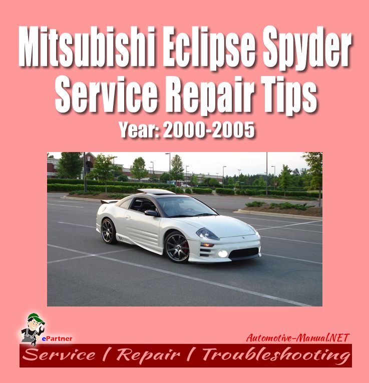 download Mitsubishi Eclipse Eclipse Spyder workshop manual