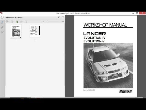 download Mitsubishi Evolution IV V workshop manual
