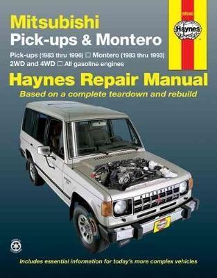 download Mitsubishi Montero   Years 83 workshop manual