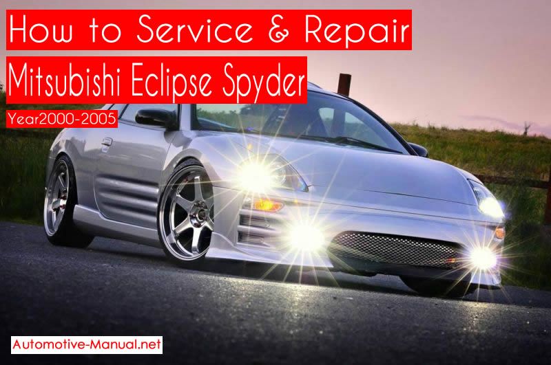 download Mitsubishi Spyder Servvice workshop manual