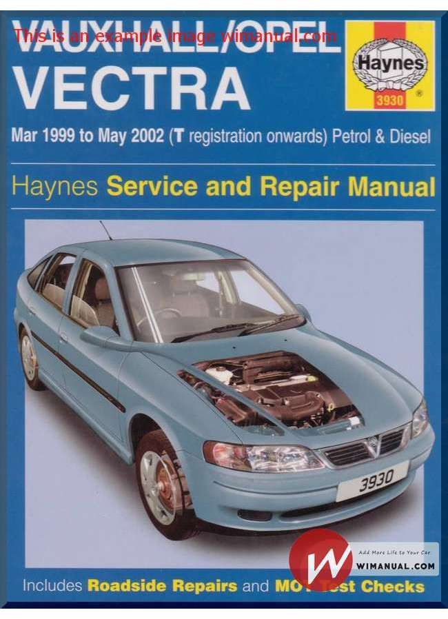 download Opel Vectra A workshop manual