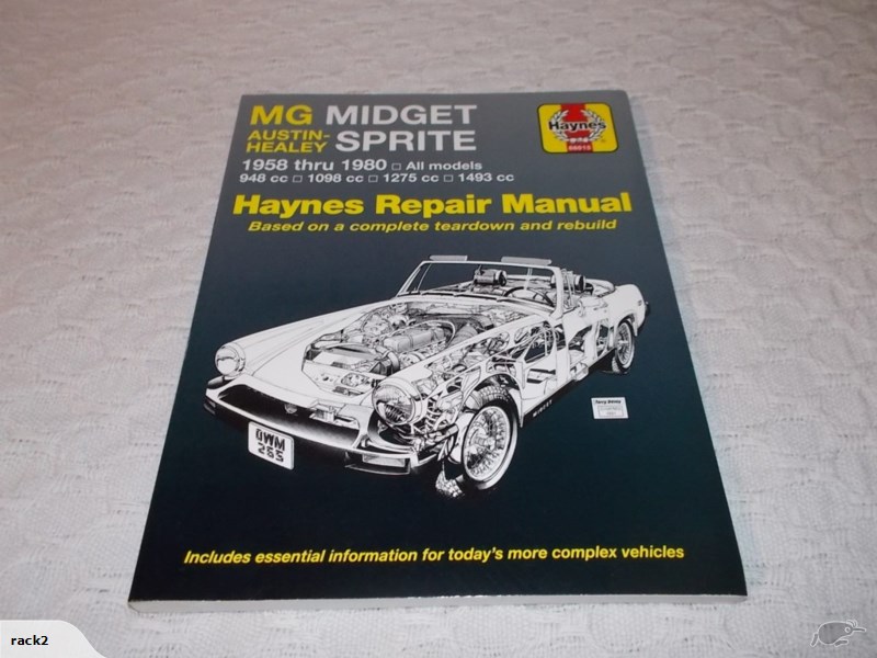 download SPRITE MG MIDGER 1275 workshop manual