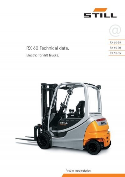 download STILL Electric FORK Truck RX60 25 RX60 30 RX60 35 Master workshop manual
