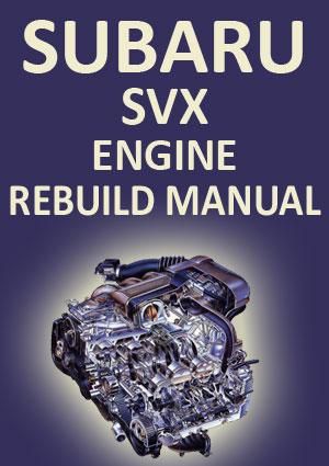 download SUBARU SVX workshop manual