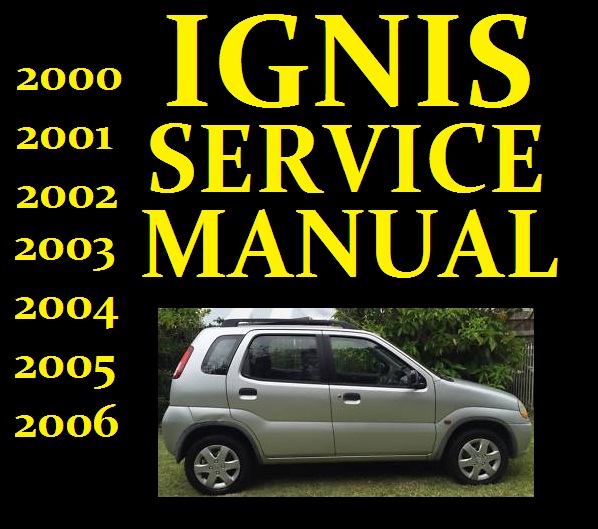 download Suzuki Ignis RG413 RG415 Manuals workshop manual