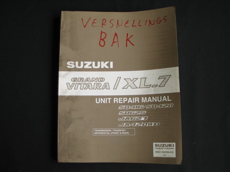 download Suzuki SQ416 SQ420 SQ625 Vitara Grand Vitara able workshop manual